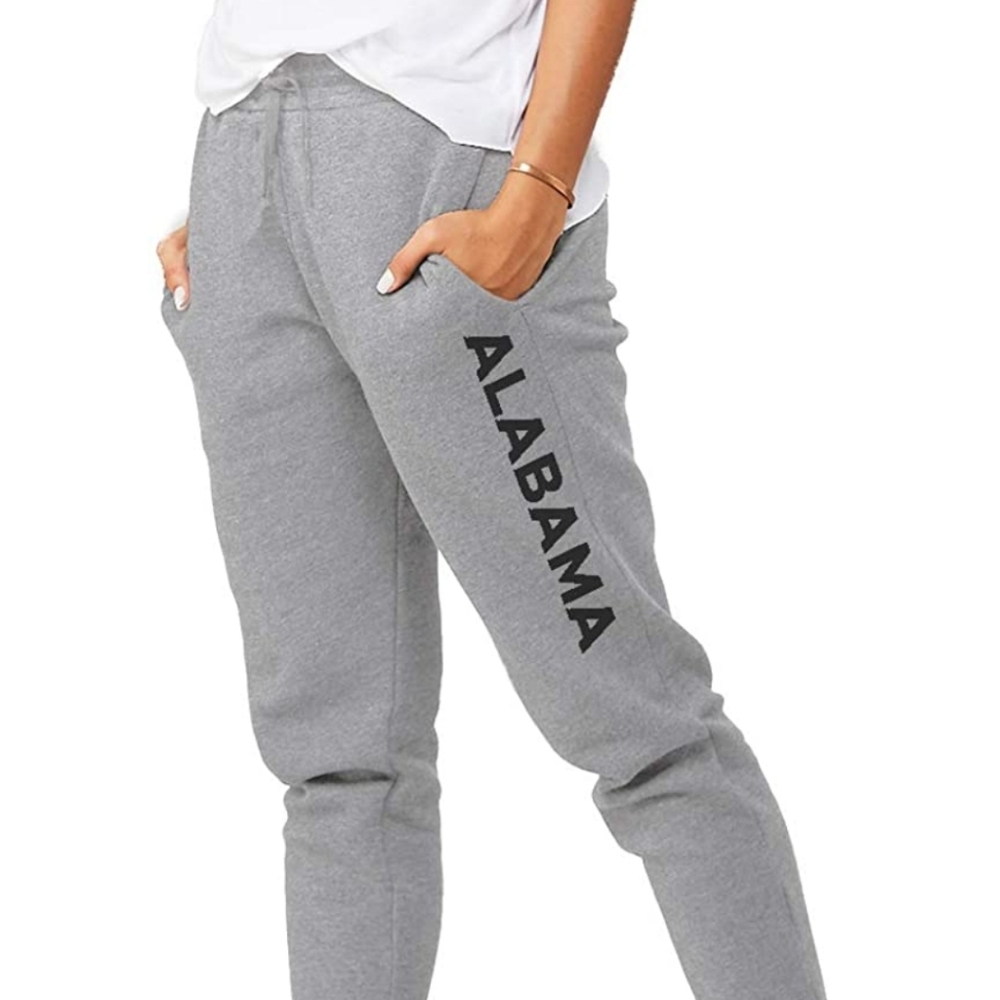 "Alabama" gray sweatpant jogger unisex small